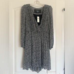 Brand new casual patterned mini dress